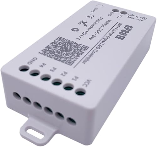Miniatura 3 de SP801E WiFi Art-Net Magic LED Controlador LED Matriz Panel Módulo WS2812B WS2811 Tira de luz Control inalámbrico iOS Android DC5-24V