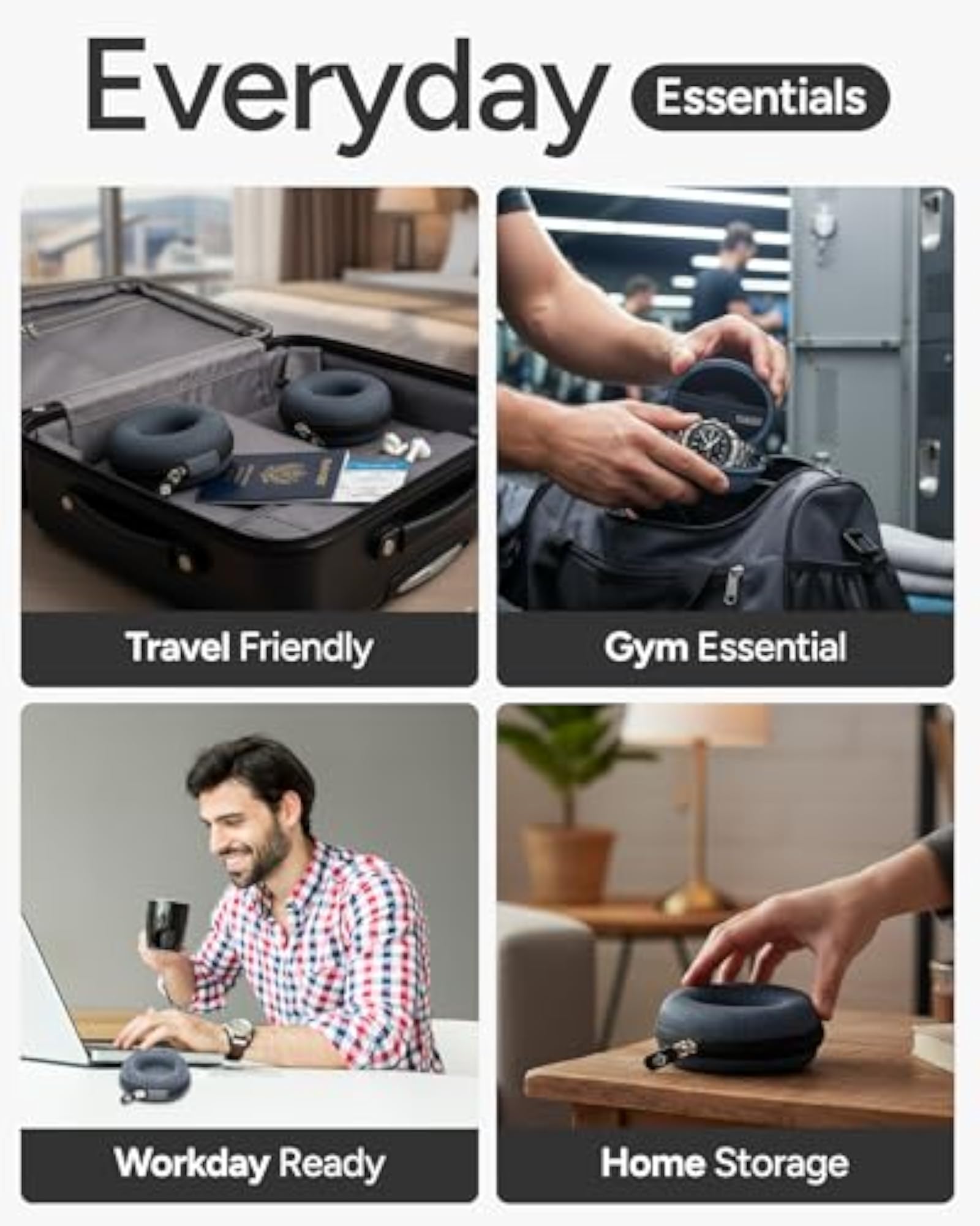 Watch Travel Case with Cleaning Cloth and Gift Box