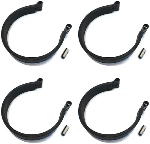 4 bandas de arranque de 4.5in y pines para tambor a Go Karts, Yard Cart, Mini Bike, Yerf-Dog