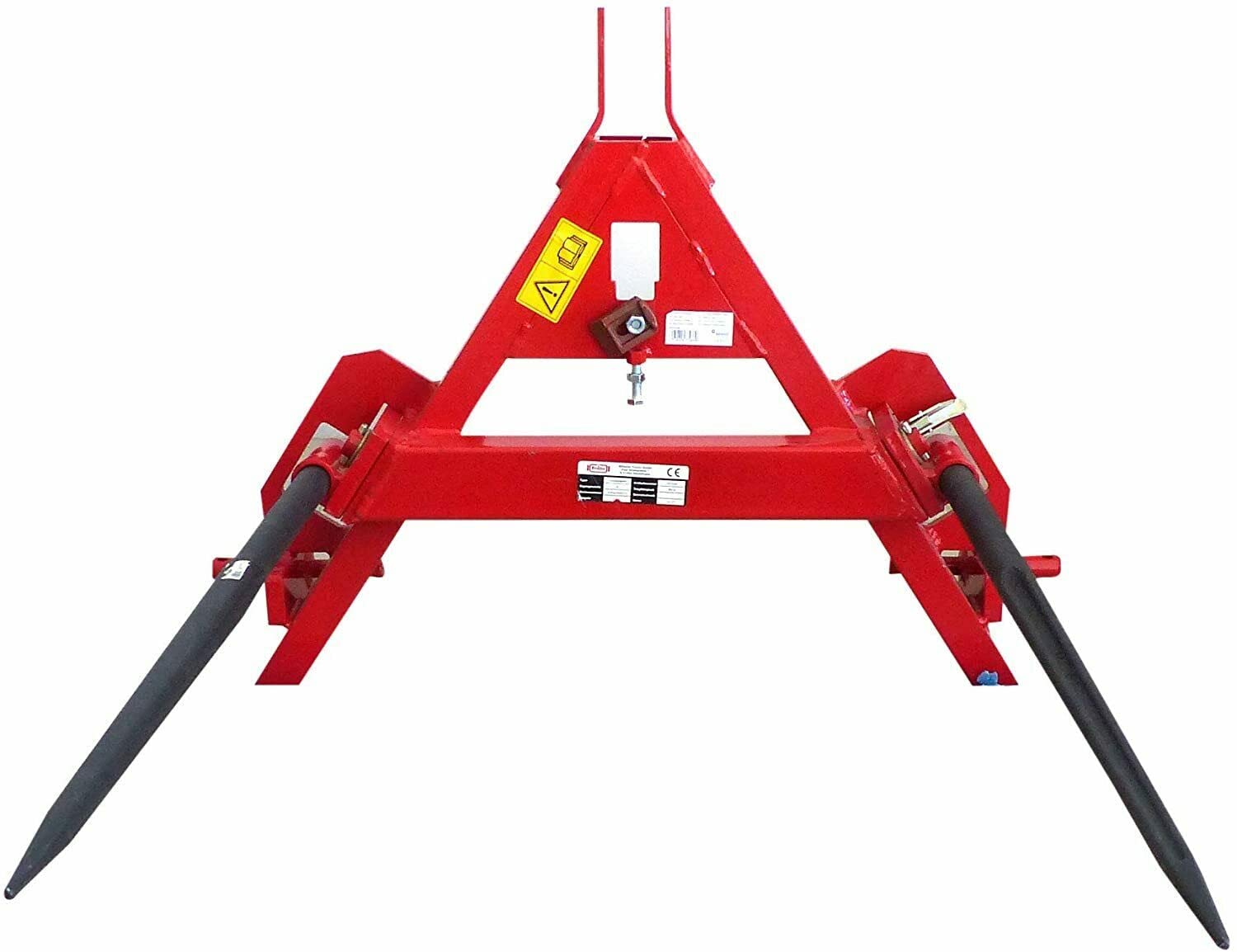 Ama Triangolo per Trasporto Rotoballe con Attacco a Tre Punti Categoria I e II – Compatibile con Punta Ø 36 mm, Larghezza 1 m, Altezza 72 cm, Peso 43 kg