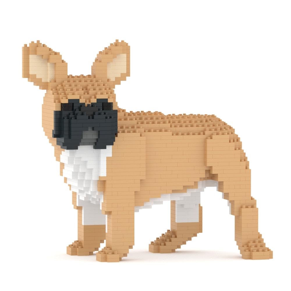 JEKCA French Bulldog 03S-M01 | Dog Plastic Building Blocks | Age 14+