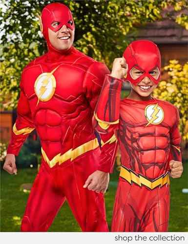 Rubies at Party City DC Comics Superheroes: The Flash Costume for Kids by Rubies, Boy's Large - image 6