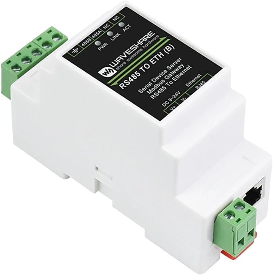 Bof New VVaiveshare Rs485 Serial Port Server Rs485 to Rj45 Ethernet TCP/IP Port