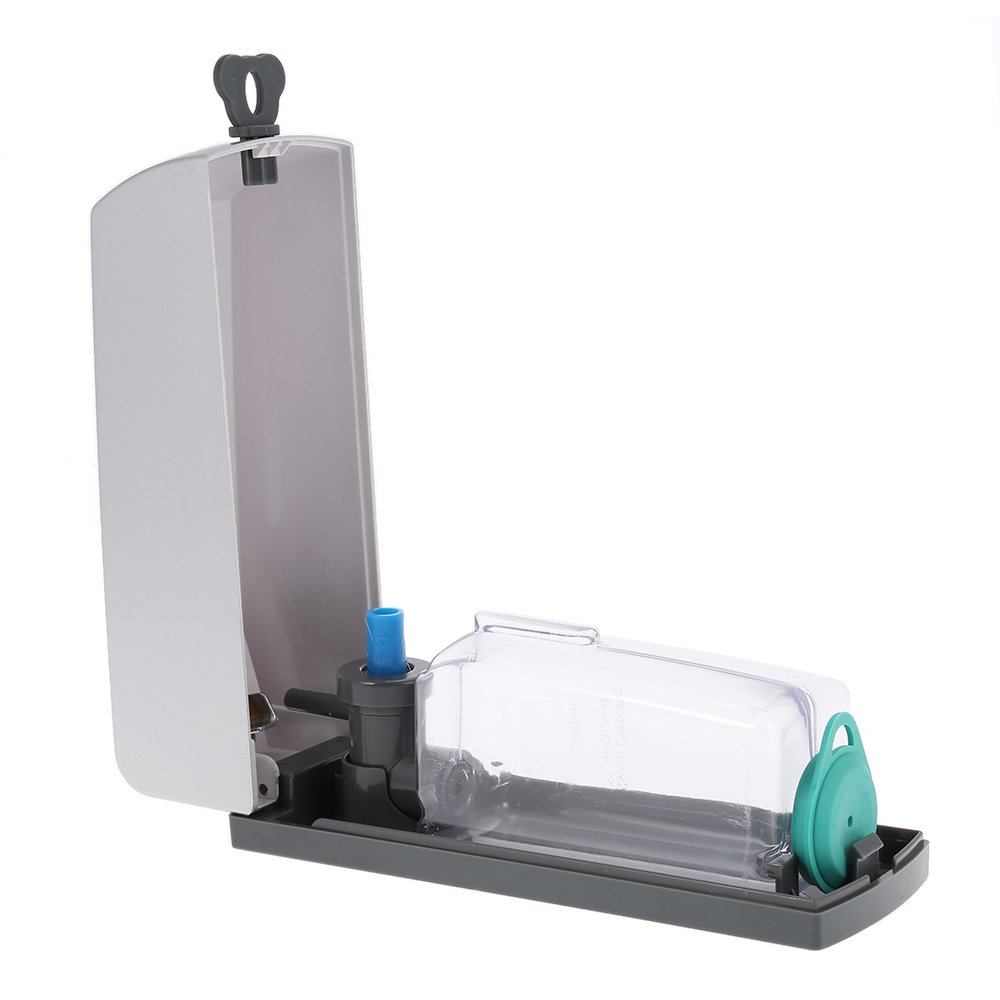 TFixol Dispensador de jabón manual de 300 ml para montar en la pared, caja de champú, baño, baño, lavado de manos, champú líquido, dispensador de jabón y soporte