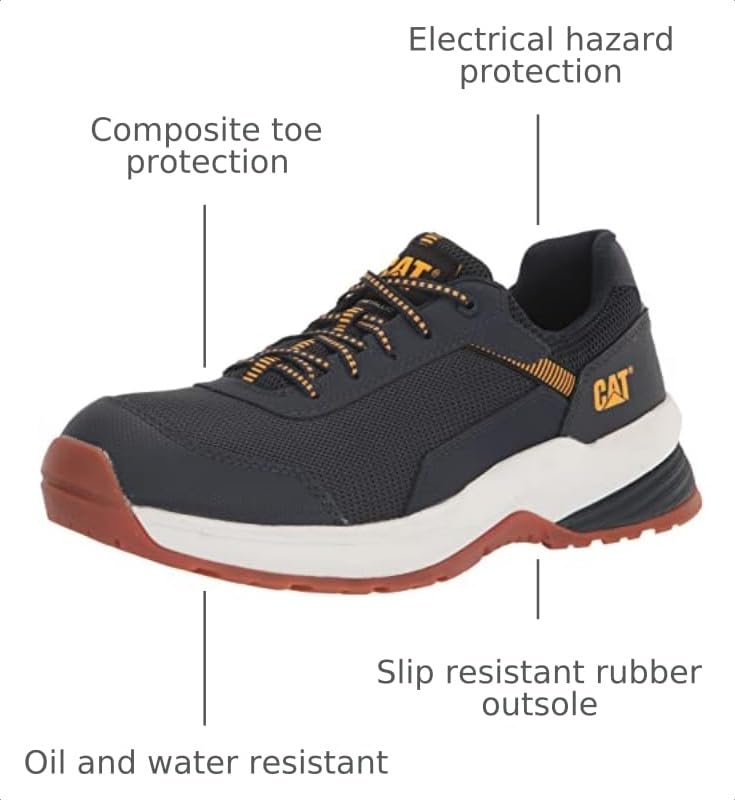 Image of CAT Footwear Mens Streamline 2.0 Mesh Composite Toe Work Shoe