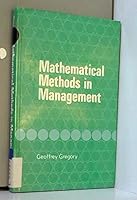Mathematical Methods in Management 0471901318 Book Cover