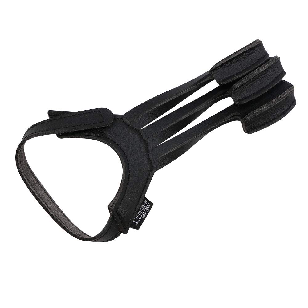 Recurve Compound Bogen Handschuh Bogenschießen Handschuhe 3-Finger - Verstellbarer Schutz Für Recurve & Compound 3-Finger Handschuh Bogensport