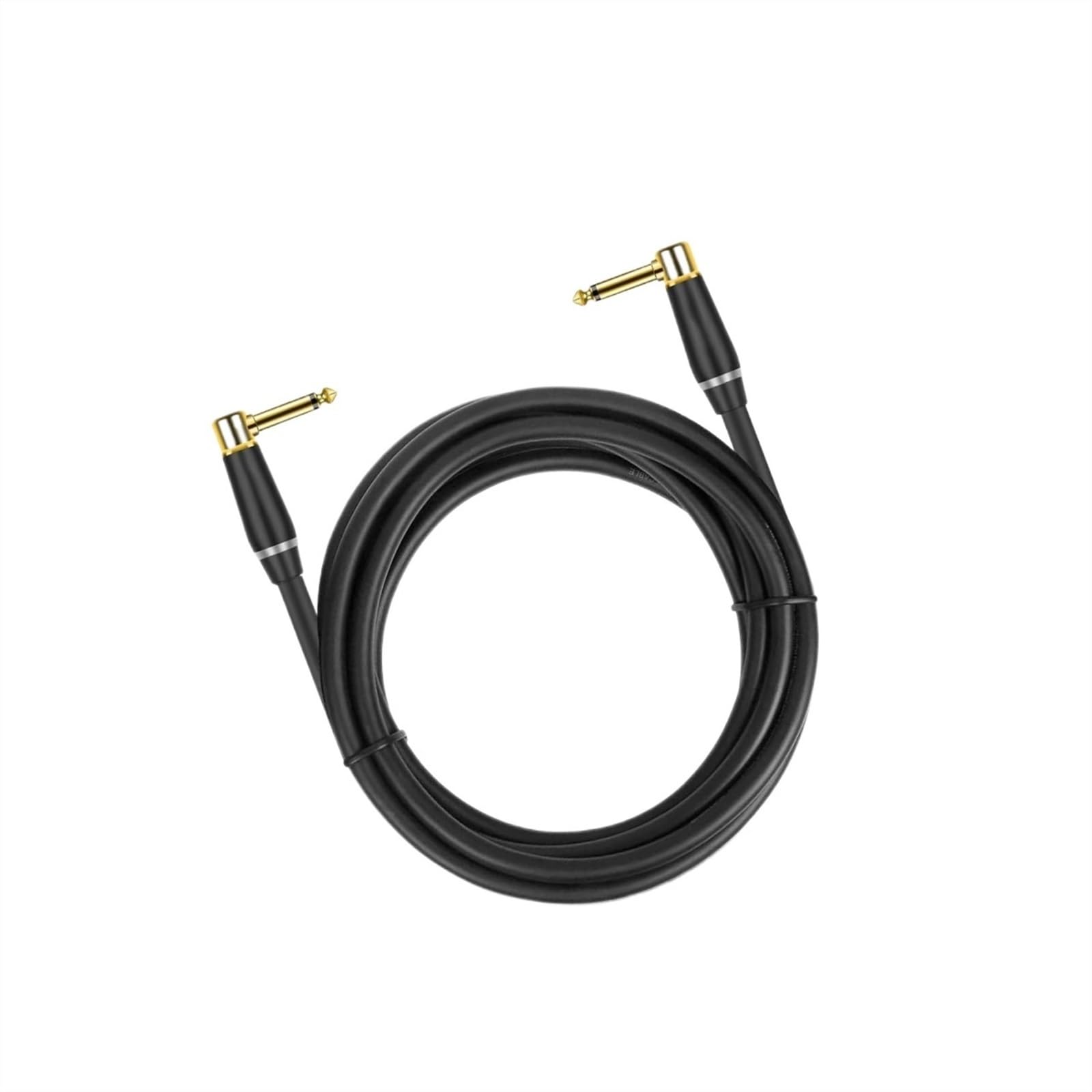 TSTS Zusätzliches Audiokabel 6,5 Mm TS-Instrumentenkabel 1/4 Zoll Rechtwinklig Für Rechten Winkel Audiokabel Für E-Gitarre Und Bass Für Keyboard Mixer Verstärker(TS,10m)