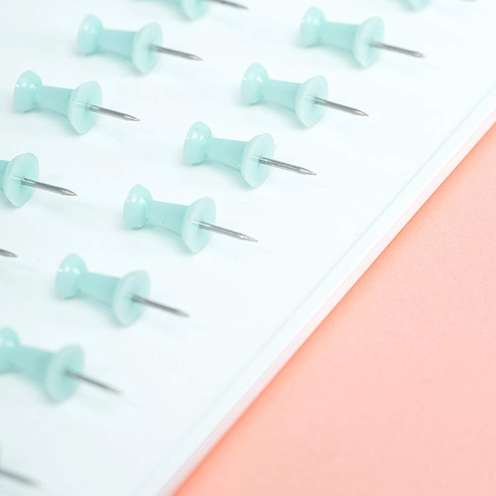 Paper Clips and Binder Clips Set, Metal Assorted Sized Binders with Push Pins, Cute Office Supplies for Desk, Desk Accessories (Green) - Image 5