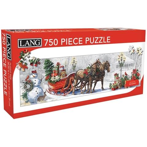 LANG Sleigh Bells Ring 750 Pc Puzzle Cover