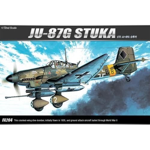 Maquette JU-87G STUKA Tank Buster en plastique Academy 1/72 modèle réduit d'avion de chasse