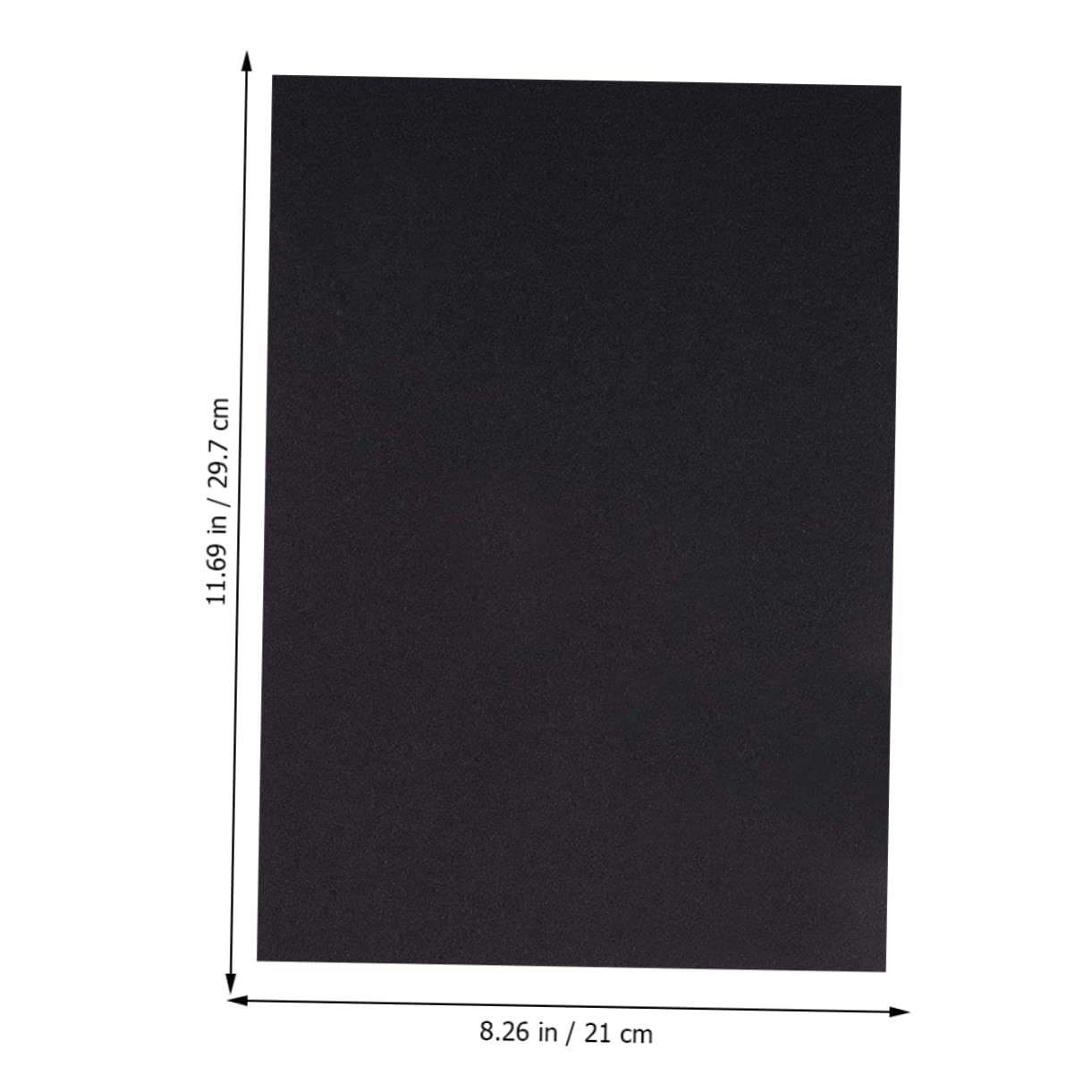 Papier de Dessin Noir DIY pour Garçon et Filles, 100 Pièces, 150g Épais