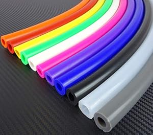 Schlauchland Silikon Vakuumschlauch Schwarz ID 6mm