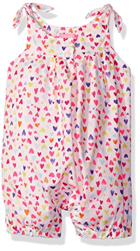 The Children's Place Baby Girls' Multi-Heart Romper