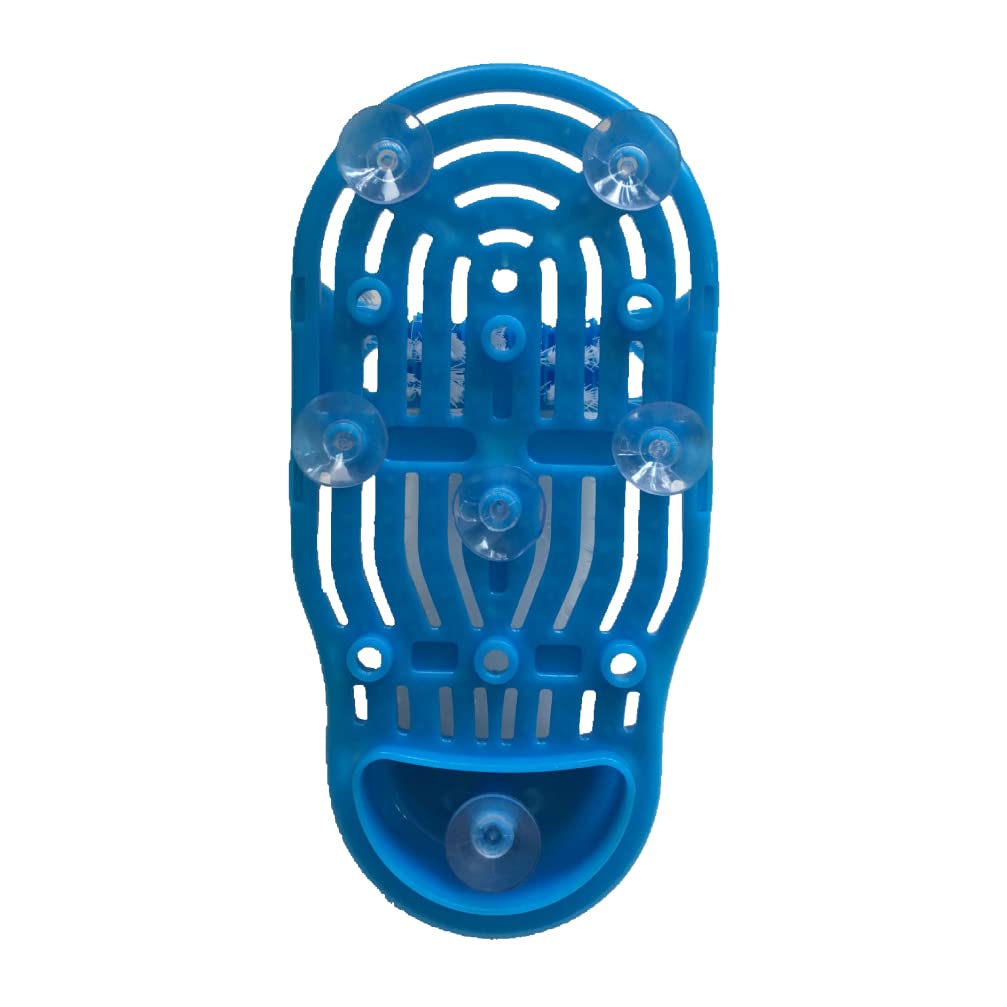 Zapatilla Limpiadora de Pies Simple, Zapatilla para Fregar los Pies de la Ducha con Base de Ventosa, Cepillo para Lavar los Pies de la Ducha, Zapatilla de Baño, Zapatilla Masajeadora Exfoliante