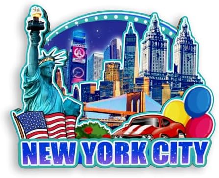 Refrigerator Magnet New York City New York USA Fridge Magnet City Travel Souvenirs Tourist Gifts 3D Classic Landmarks Handmade Crafts Home Decoration -1066 image 5