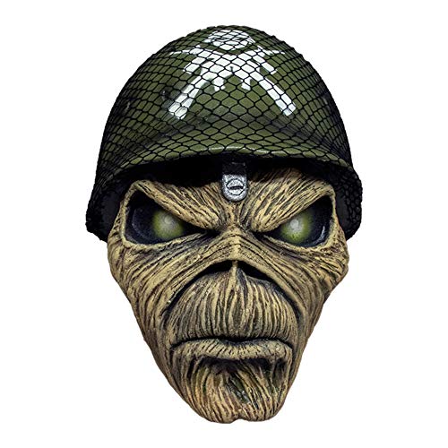 Masque latex Eddie Iron Maiden adulte déguisement horreur militaire Matter of Life and Death