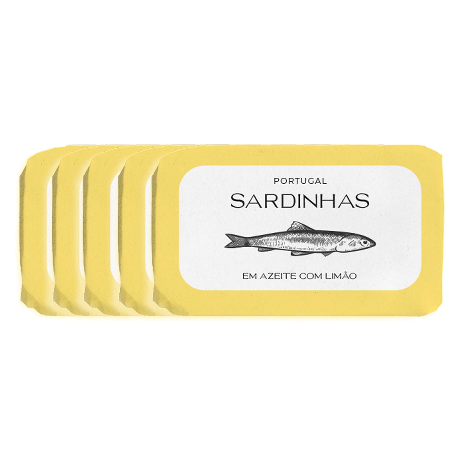 Feinkost Machado – Sardinen in Olivenöl mit Zitrone (5x 120g) | Handverpackte Sardinen – Zart & aromatisch mit frischer Note | Perfekt für Tapas, Salate & Snacks – Mediterraner Genuss aus Portugal