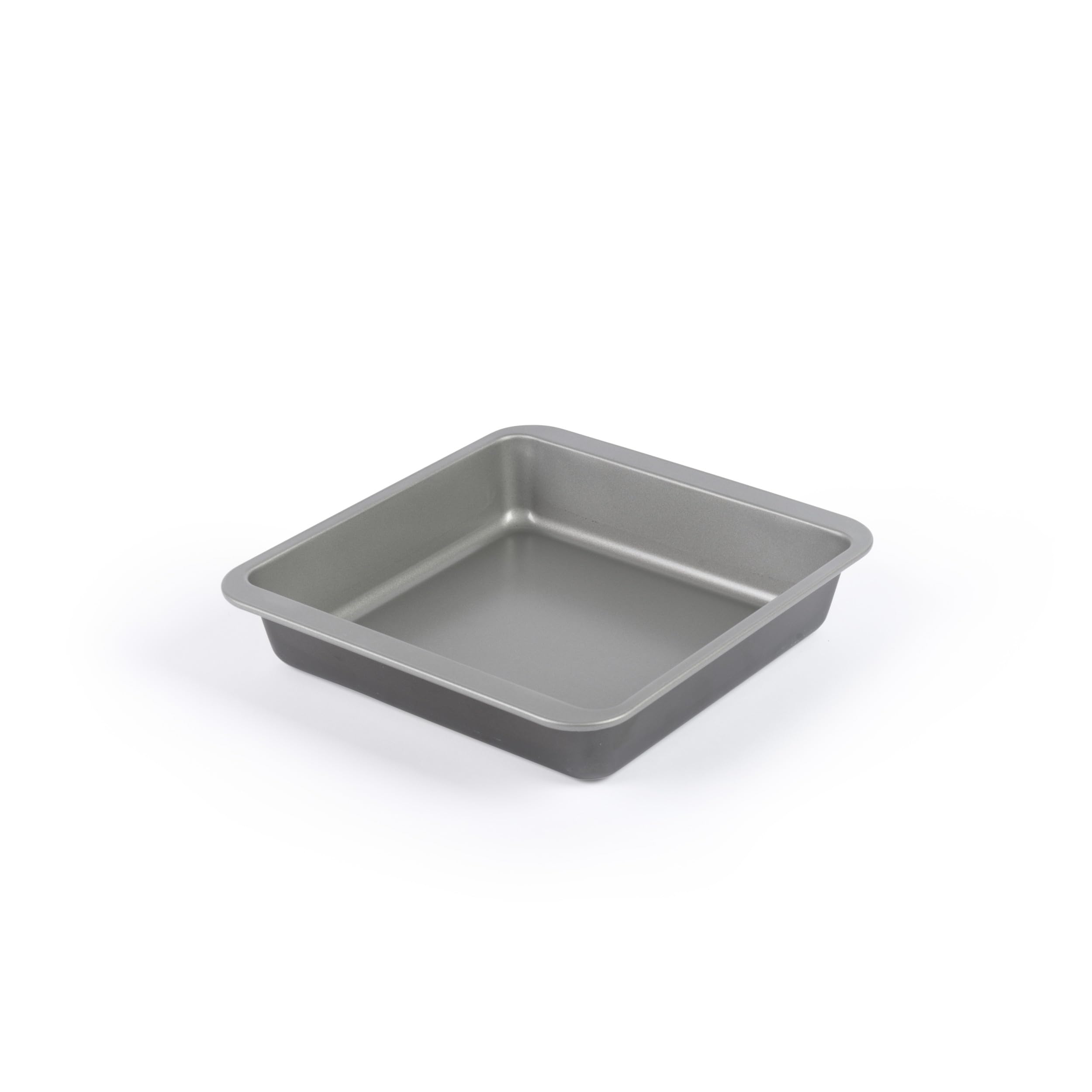 Salter Essentials 26 cm Square Baking Tin, Non-Stick Coating, Cake Pan, Dishwasher Safe, Easy to Clean, Made in the UK