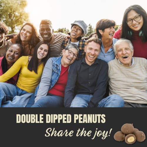 Double Dipped Peanuts Milk Chocolate Covered Peanuts (1 Pound) Wholesale Bulk Candy, Snack Nuts - image 6