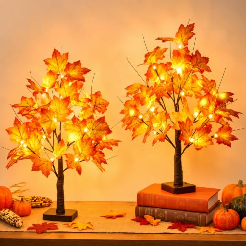 EAMBRITE Fall Decorations for Home Fall Maple Tree Fall Decor Fall Trees