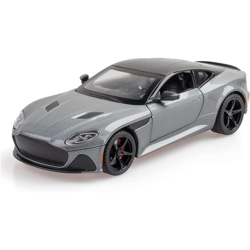 Image of Kids Model 1:24 Astorn Martin Die Cast Metal Car Pull Back Action Opening Doors with Realistic Engine Sound Lights Toy Car Gift for Boys - Multi