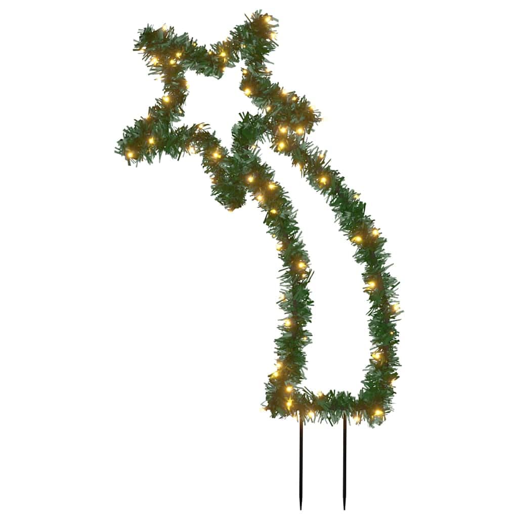 Decorazione natalizia con punte, Meteor, 80 LED, 62 cm