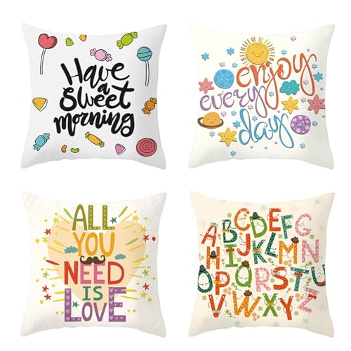 Housse de coussin en polyester de qualité supérieure au design multicolore chic - 2