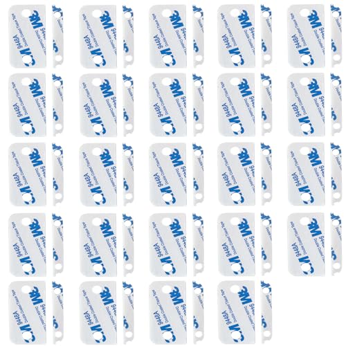 Image of Adhesive Replacement Tape Compatible with Ring Alarm Contact Sensor & Magnets (2nd Gen)-Pack of 24 Sensor Pads & 24 Magnet Pads,Pre-Cut,No Cutting Needed Double-Sided Tape (48)