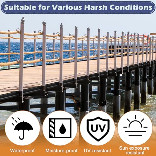 Maasechs Dock Bumpers Full Face Edge PVC Profile Guard with Adhesive Backing Dock Bumpers Fender for Straight Edge and Side Full Protection for Protecting Large Boat (Black,15 Pcs) by Maasechs - Image 4