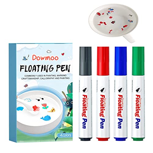 Caneta de pintura de água mágica,Conjunto de Caneta Marcadora de Quadro Branco para Pintura Flutuant