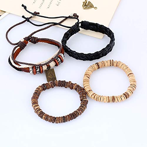 Lederarmband Herren - Breites Vintage Armband Mit Schnalle