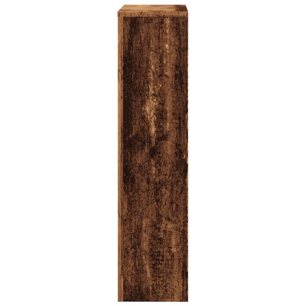 Heizkörperverkleidung Altholz-Optik 78x20x82 cm aus Holzwerkstoff mit horizontalen Latten, Abdeckung für Wohnzimmer, Pflegeleicht, stabile Wandhalterung, Heizkörper Zubehör