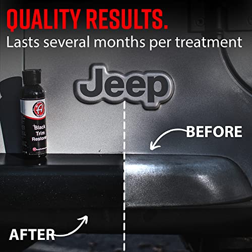 Adam's Polishes New Black Trim Restorer - Restores Plastic Trim to a Rich, Black Color with a Factory-New Appearance - Lasts Several Months per Treatment (4 oz with Applicator) - Thumbnail 6