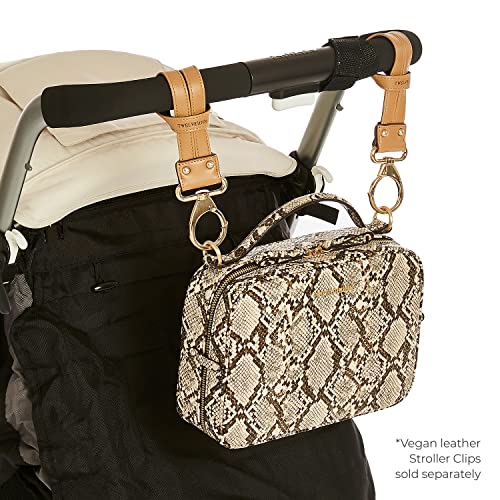 Image of TWELVElittle Luxe Diaper Clutch - Crossbody Diaper Bag with Portable Changing Pad, and Zip Out Pouch | Portable Changing Pad