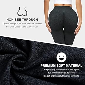 PASUDA Sportlegging voor dames, capri, 3/4 lang, hoge taille, yoga, push-up, ondoorzichtig, elastische fitness, yogabroek, jogging, shape, gym, sportbroek, workout broek, blauw, M