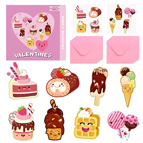 Cartes de Saint-Valentin pour enfants JIALWEN avec enveloppes et tatouages temporaires école