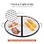 VEVOR X-Marks Fire Pit Grill Grate, Foldable Round Cooking Grate, Heavy Duty Steel Campfire BBQ Grill Grid with Handle and Support X Wire, Portable Camping Cookware for Outside Party, 36 Inch Black