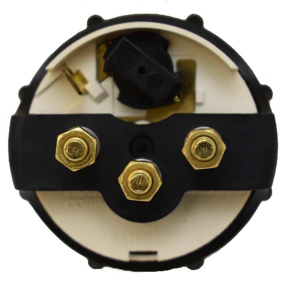 Faria Boat Temperature Gauge GP4005A | Heritage 2 Inch Gold White