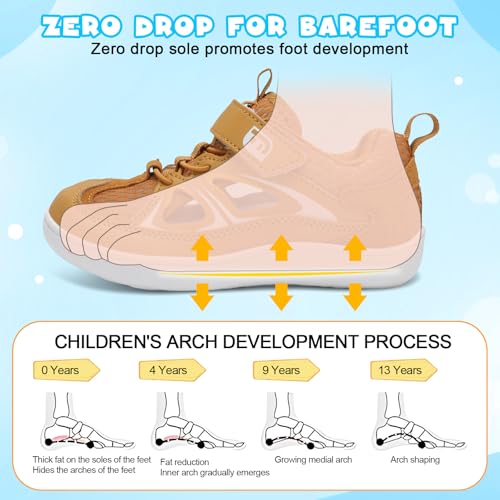 Image of JOINFREE Toddler Sandals Kids Wide Girls Boys Aqua Athletic Sneakers Barefoot Beach Sandals Quicky-Dry Non-slip Outdoor Water Sports Hiking Sandals Summer Water Shoes for Pool River Swim
