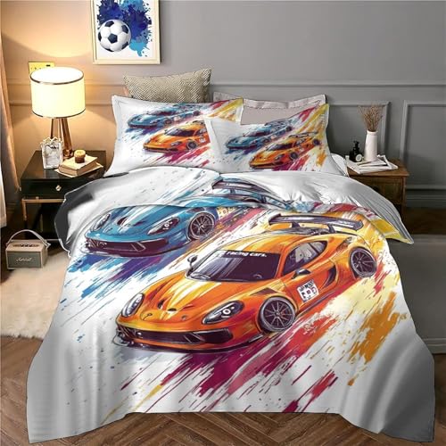 Illustration dynamic speed pour cette parure racing de chambre à coucher