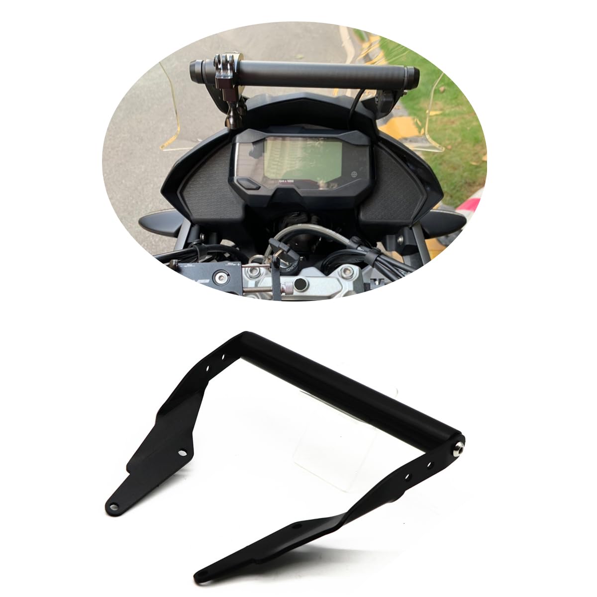 EKSED G310GS G310R Accessories, Motorcycle Navigation GPS Bar Mount Bracket Replacement for G 310 GS G310 GS G 310 R 2017-2023, 22mm Expansion Crossbar Mobile Phone Stand Holder Support