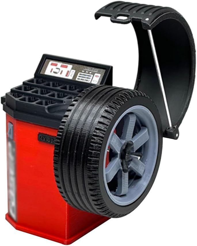 Car Repair Shop, 1/18 Scale Gantry Crane Oil Storage Shelf Hydraulic Oil Extractor Model, Perfect for Collectors and Hobbyists