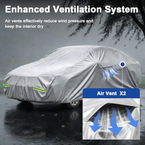 Favoto Car Cover Waterproof Outdoor Sedan