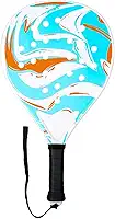 Raquete de tênis padel com enchimento de EVA e alça de pulso, superfície de fibra de carbono, raquete de tênis padel para iniciantes, adultos e