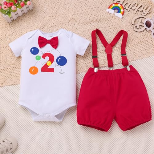 IMEKIS Baby Boys Space 1st Birthday Outfit Cake Smash Romper + Shorts Pants Suspenders Astronauts Cake Smash Photo Props2