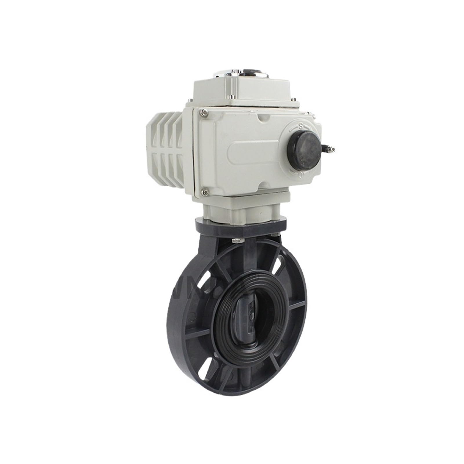 UPVC Electric Valve DN100 Clamped Flange Valve(DN125)
