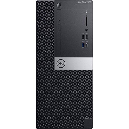 Image of Dell OptiPlex 7070 Desktop Computer - Intel Core i7-9700 - 16GB RAM - 256GB SSD - Tower (Renewed)