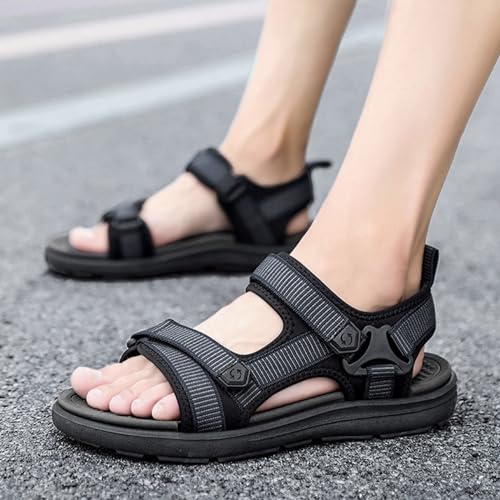 Men's Hiking Sandals Sports Lightweight Waterproof Beach Slides Arch Support Open Toe Mens Memory Foam Sandals2