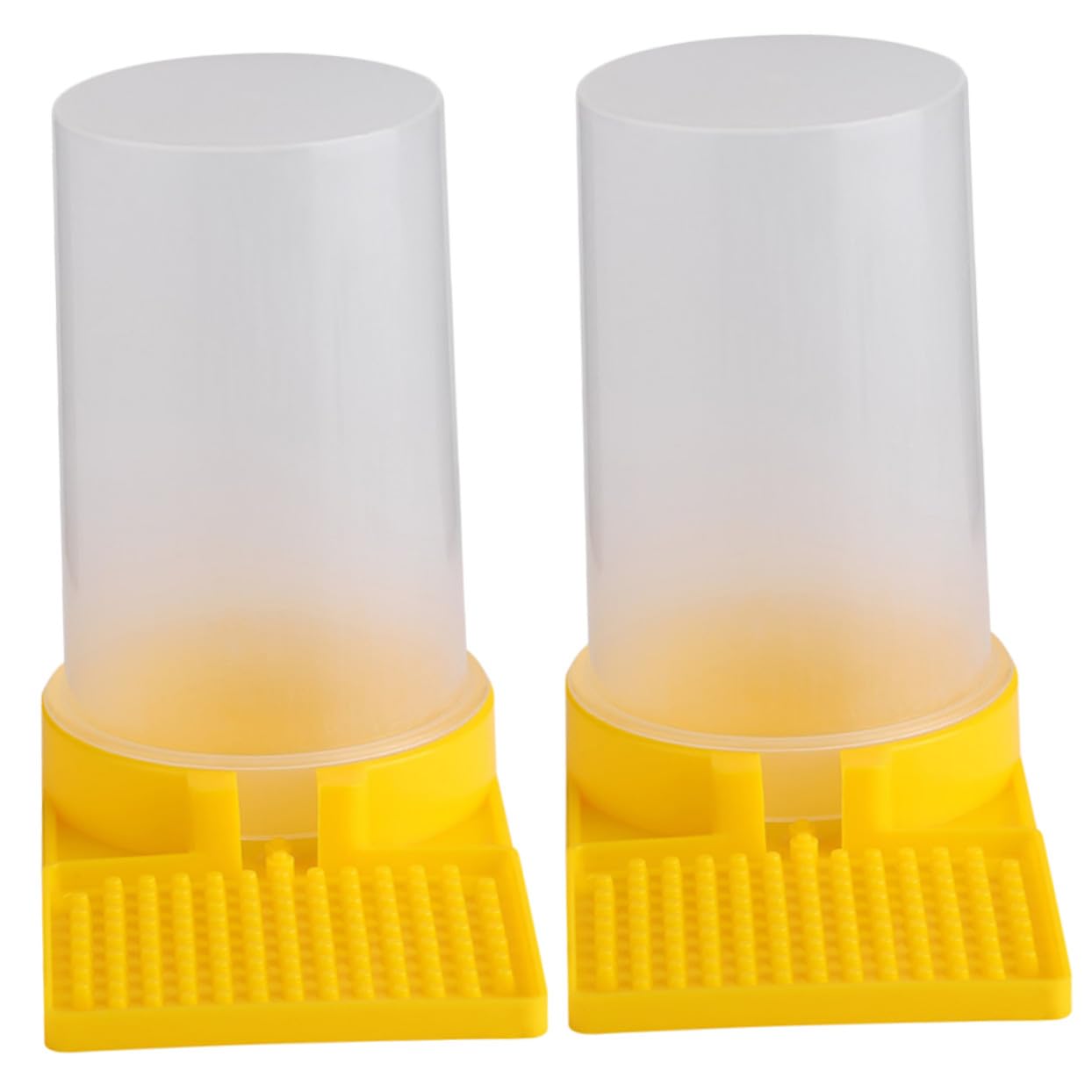 SEWACC Mangeoire à Abeilles pour Maison 2 Pièces en Plastique Facile à Nettoyer et Simple D'utilisation pour Apiculteurs Professionnels